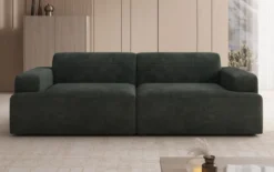 Designer 3 Sitzer Sofa Monza in Cord