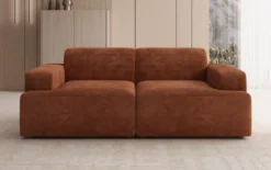 Designer 2 Sitzer Sofa Monza in Cord
