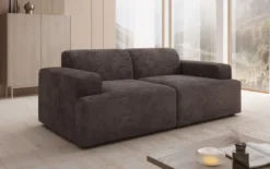 Designer 2 Sitzer Sofa Monza in Cord