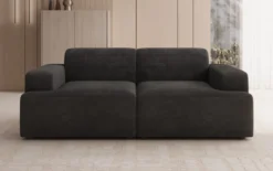 Designer 2 Sitzer Sofa Monza in Cord