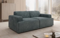 Designer 2 Sitzer Sofa Monza in Cord