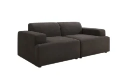 Designer 2 Sitzer Sofa Monza in Samt