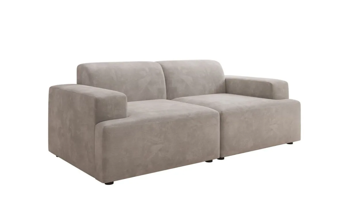 Designer 2 Sitzer Sofa Monza in Samt