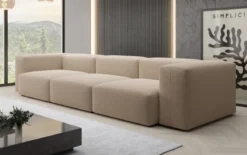 Designer 3 Sitzer Sofa Snug in Bouclé