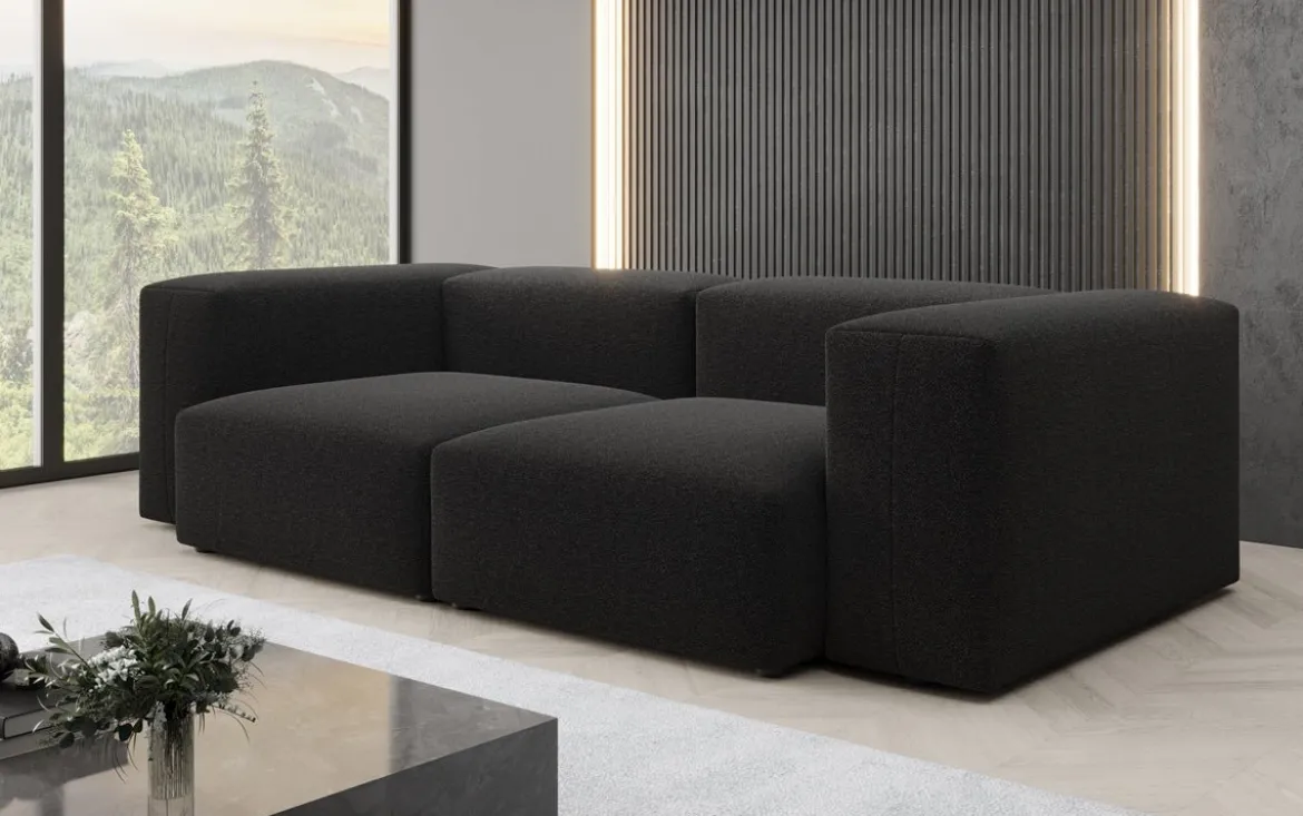 Designer 2 Sitzer Sofa Snug in Bouclé