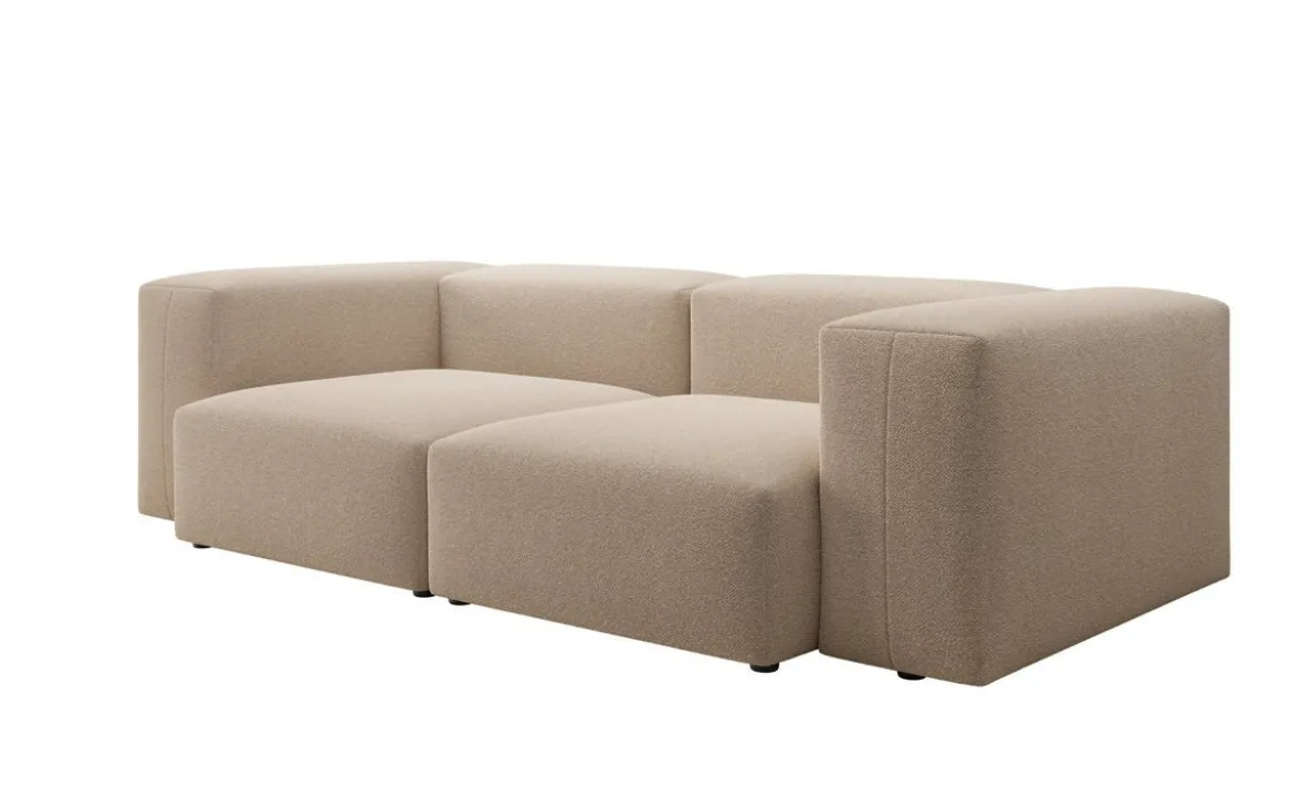 Designer 2 Sitzer Sofa Snug in Bouclé
