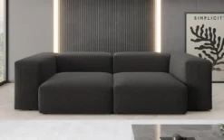 Designer 2 Sitzer Sofa Snug in Bouclé