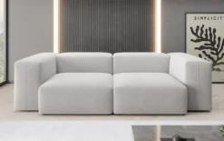 Designer 2 Sitzer Sofa Snug in Bouclé