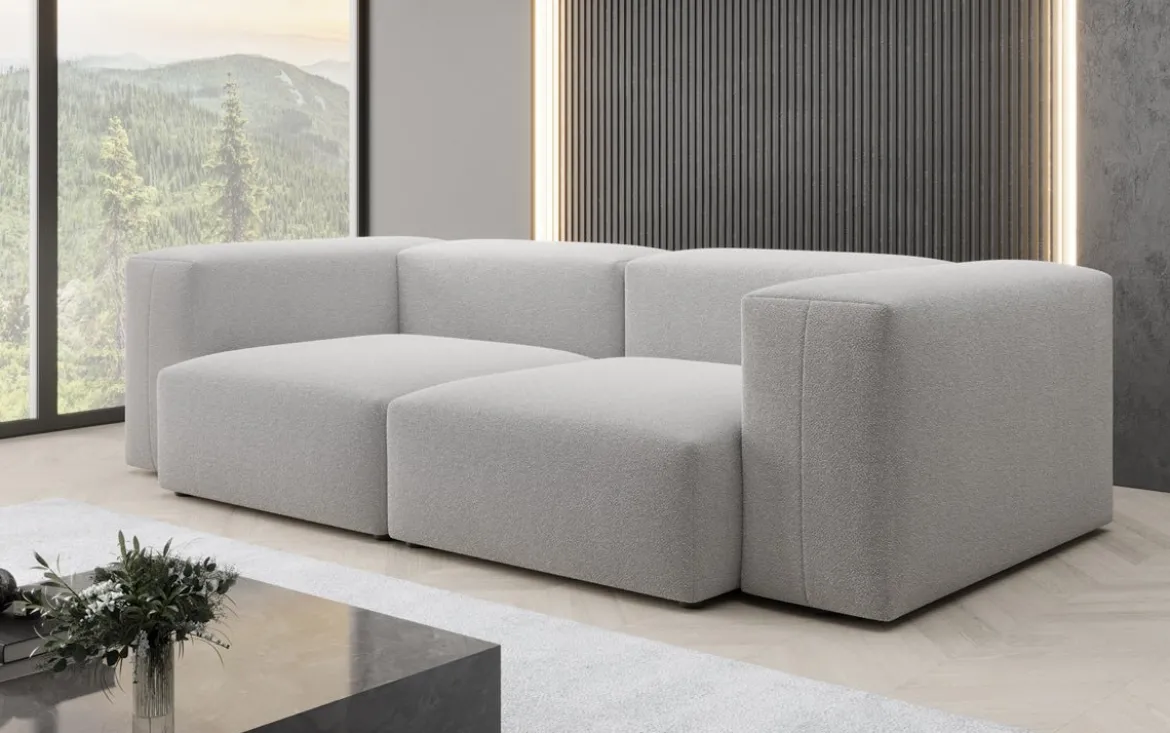 Designer 2 Sitzer Sofa Snug in Bouclé