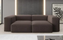 Designer 2 Sitzer Sofa Snug in Bouclé