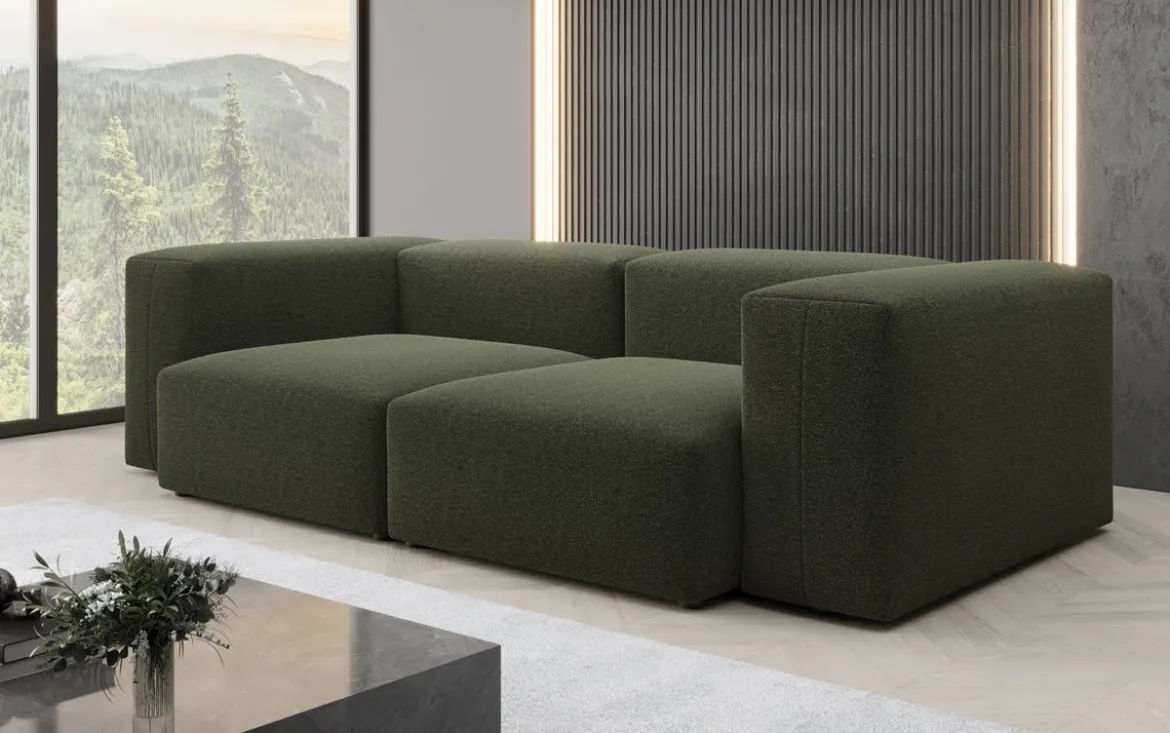 Designer 2 Sitzer Sofa Snug in Bouclé