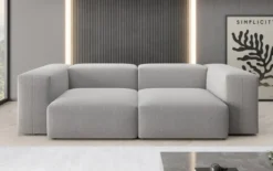 Designer 2 Sitzer Sofa Snug in Bouclé