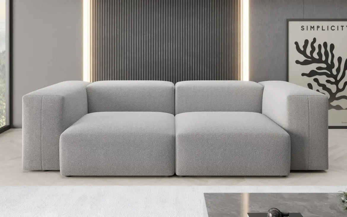 Designer 2 Sitzer Sofa Snug in Bouclé