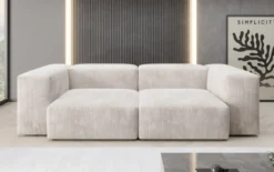 Designer 2 Sitzer Sofa Snug in Cord