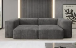 Designer 2 Sitzer Sofa Snug in Cord