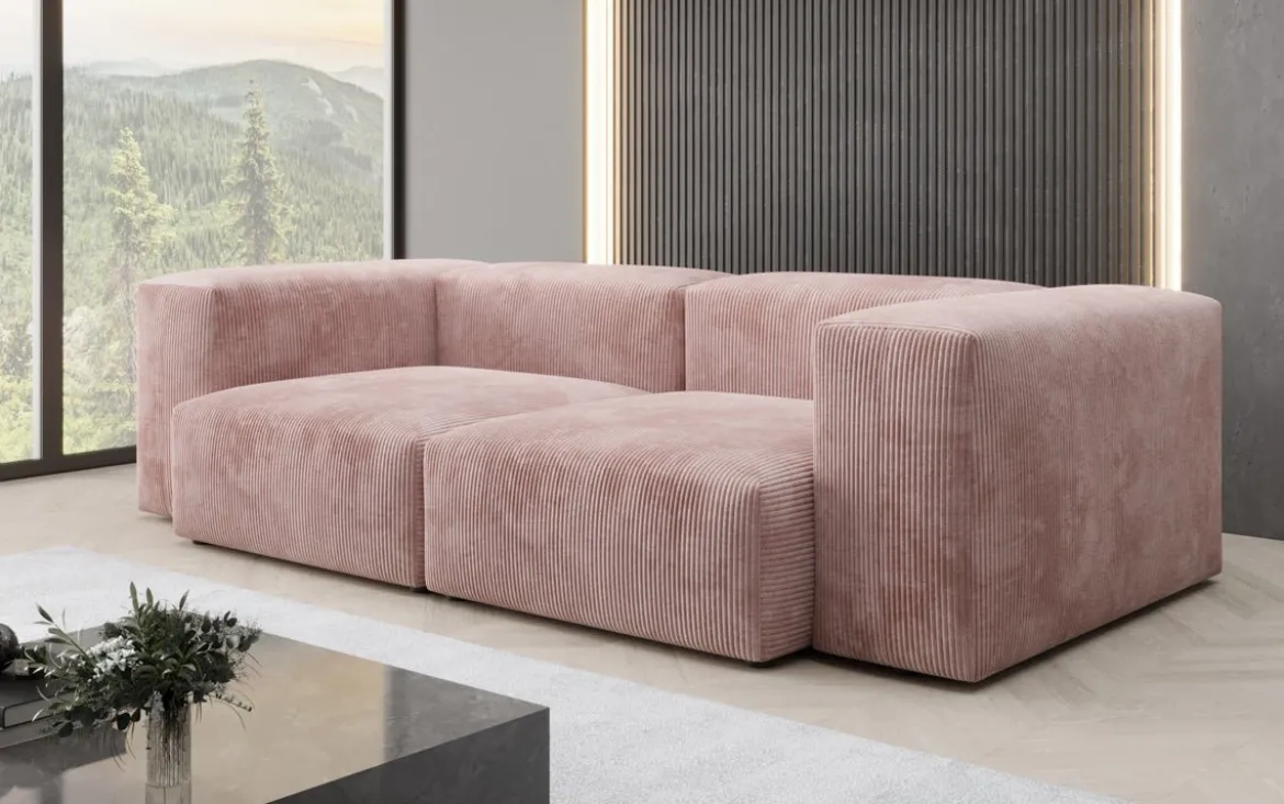 Designer 2 Sitzer Sofa Snug in Cord
