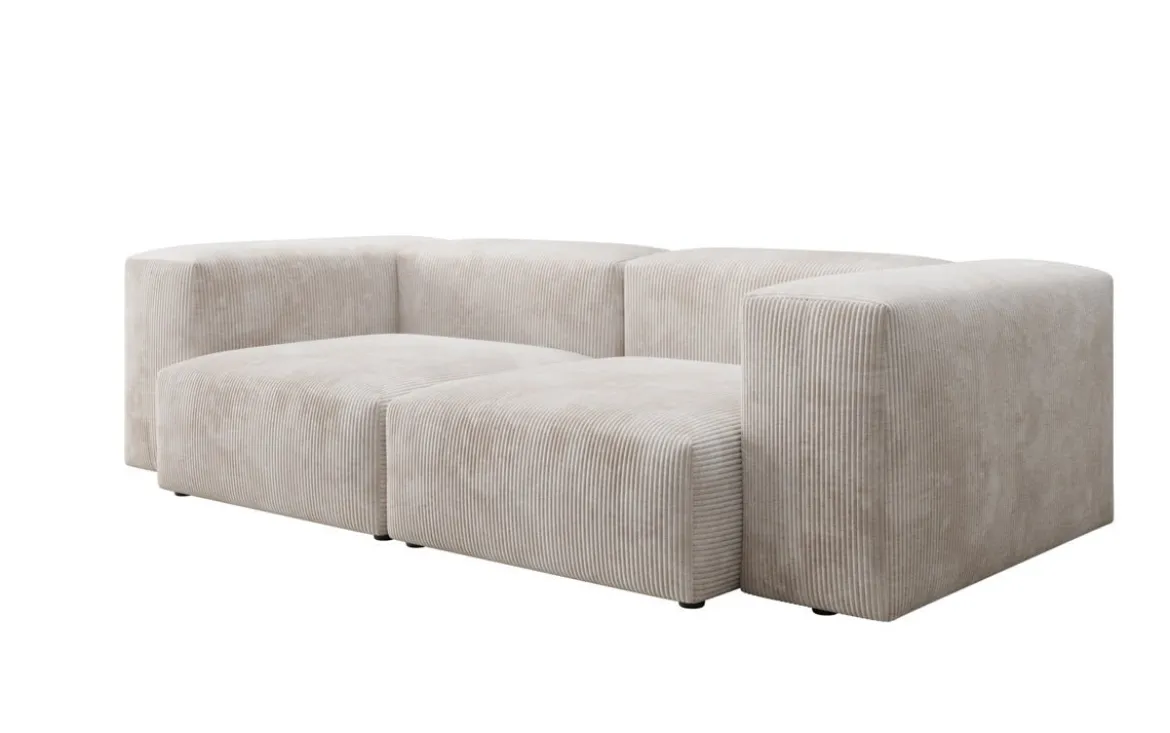 Designer 2 Sitzer Sofa Snug in Cord