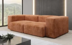 Designer 2 Sitzer Sofa Snug in Cord