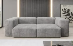 Designer 2 Sitzer Sofa Snug in Cord