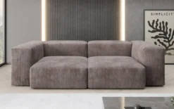 Designer 2 Sitzer Sofa Snug in Cord