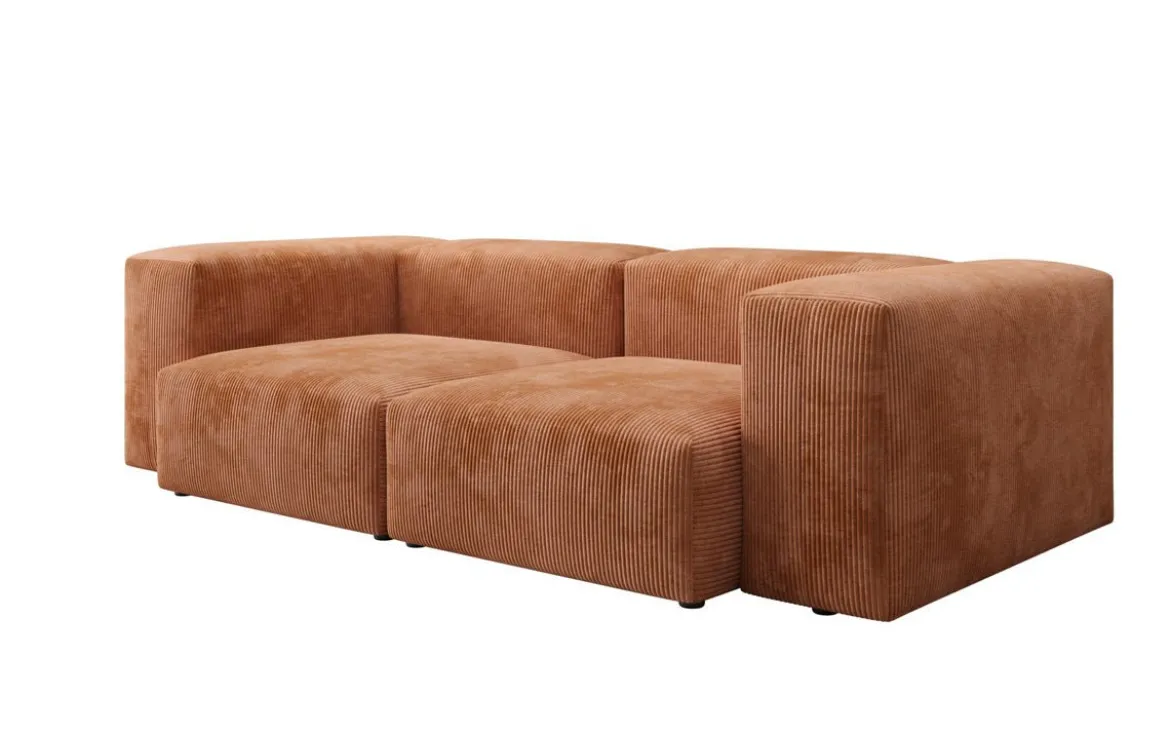 Designer 2 Sitzer Sofa Snug in Cord