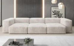 Designer 3 Sitzer Sofa Snug in Cord