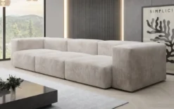 Designer 3 Sitzer Sofa Snug in Cord