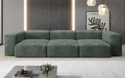 Designer 3 Sitzer Sofa Snug in Cord