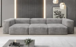 Designer 3 Sitzer Sofa Snug in Cord