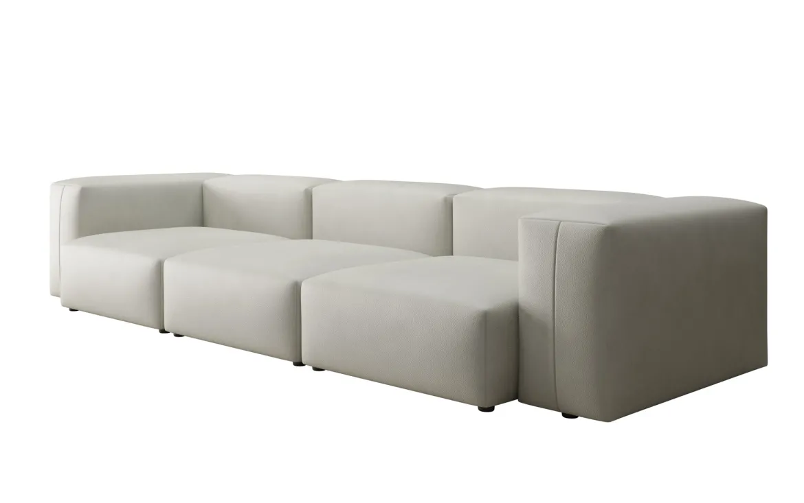 Designer 3 Sitzer Sofa Snug in Echtleder