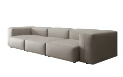 Designer 3 Sitzer Sofa Snug in Echtleder