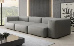 Designer 3 Sitzer Sofa Snug in Echtleder