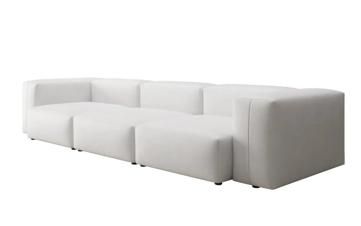 Designer 3 Sitzer Sofa Snug in Echtleder
