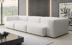 Designer 3 Sitzer Sofa Snug in Echtleder