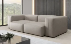 Designer 2 Sitzer Sofa Snug in Echtleder