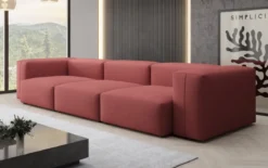 Designer 3 Sitzer Sofa Snug in Stoff