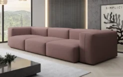 Designer 3 Sitzer Sofa Snug in Stoff