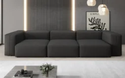 Designer 3 Sitzer Sofa Snug in Stoff