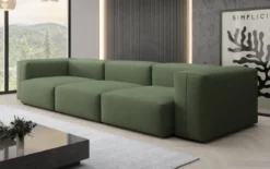 Designer 3 Sitzer Sofa Snug in Stoff