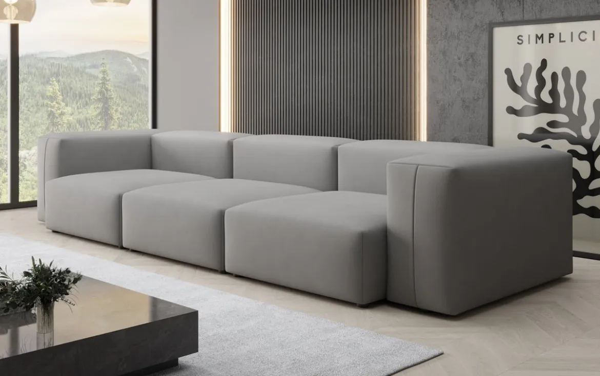 Designer 3 Sitzer Sofa Snug in Stoff