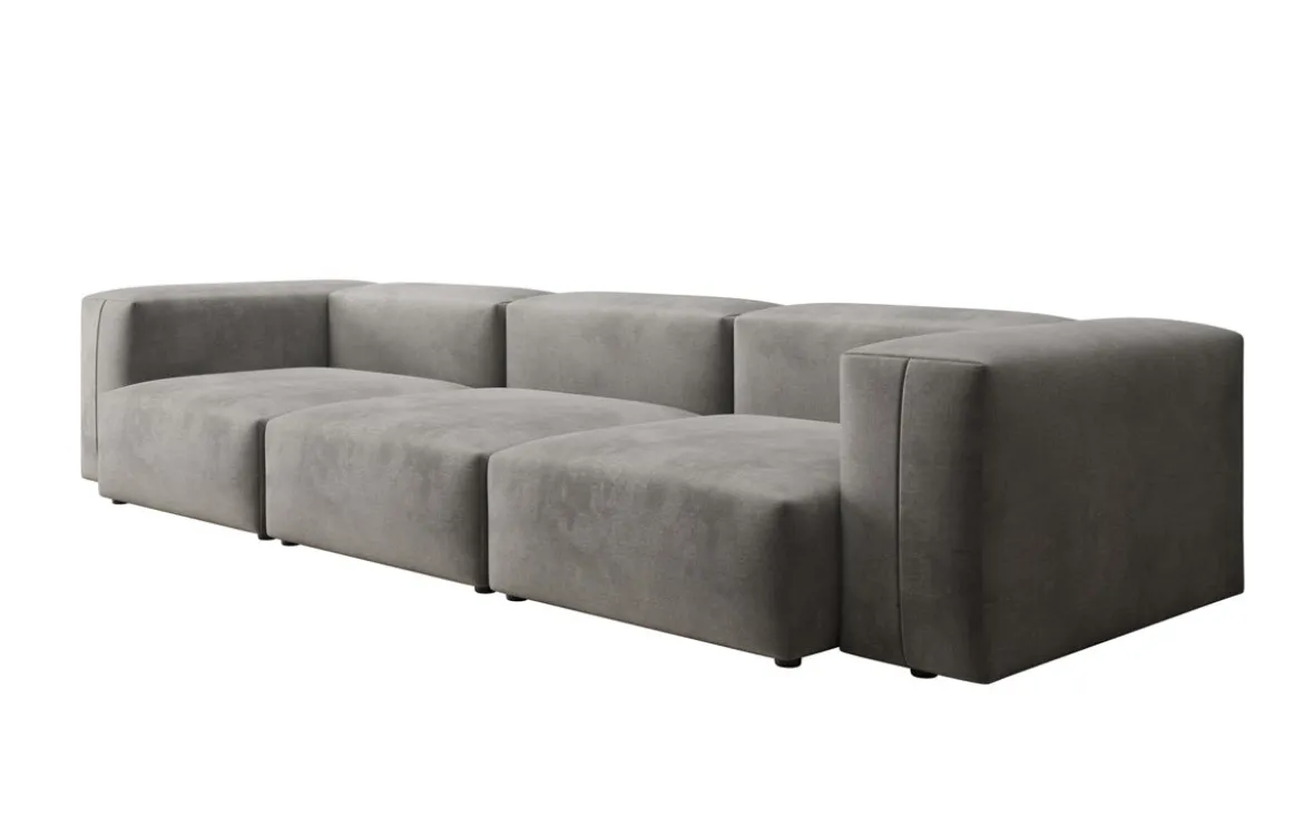 Designer 3 Sitzer Sofa Snug in Samt