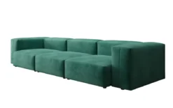 Designer 3 Sitzer Sofa Snug in Samt