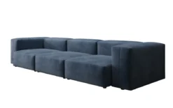Designer 3 Sitzer Sofa Snug in Samt
