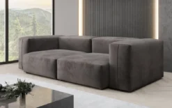 Designer 2 Sitzer Sofa Snug in Samt