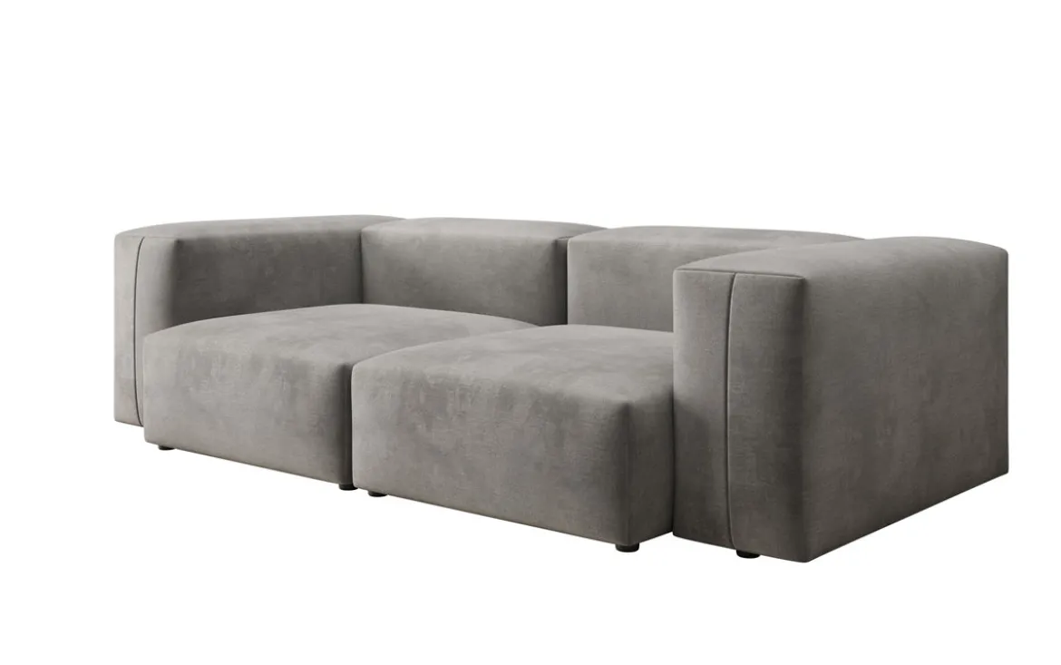Designer 2 Sitzer Sofa Snug in Samt