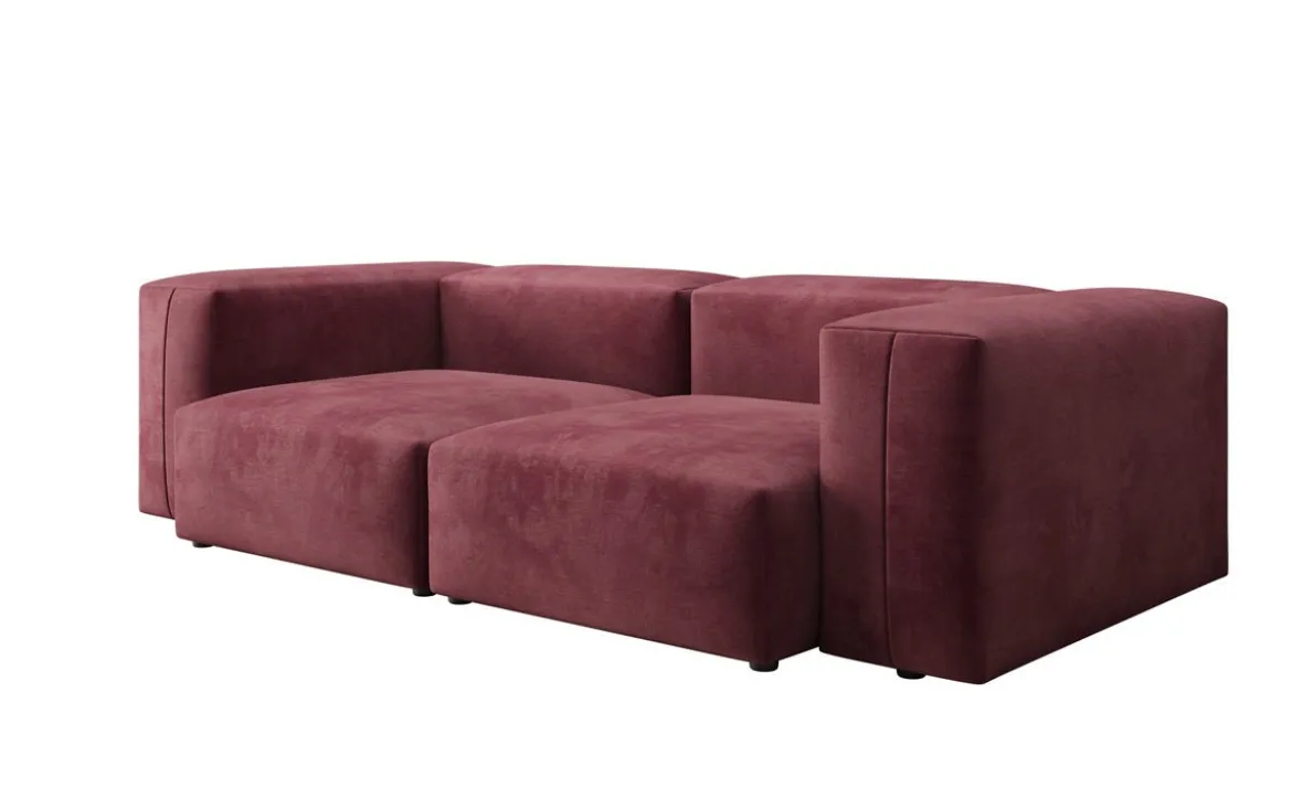Designer 2 Sitzer Sofa Snug in Samt