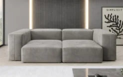 Designer 2 Sitzer Sofa Snug in Samt