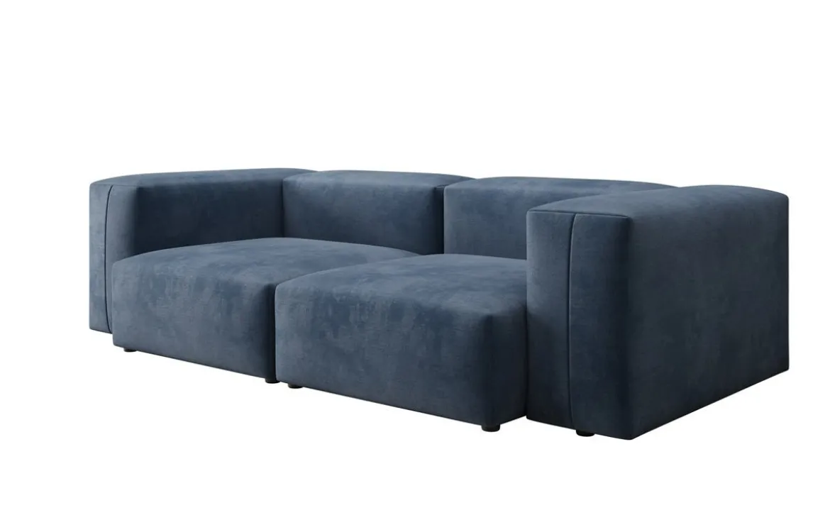 Designer 2 Sitzer Sofa Snug in Samt