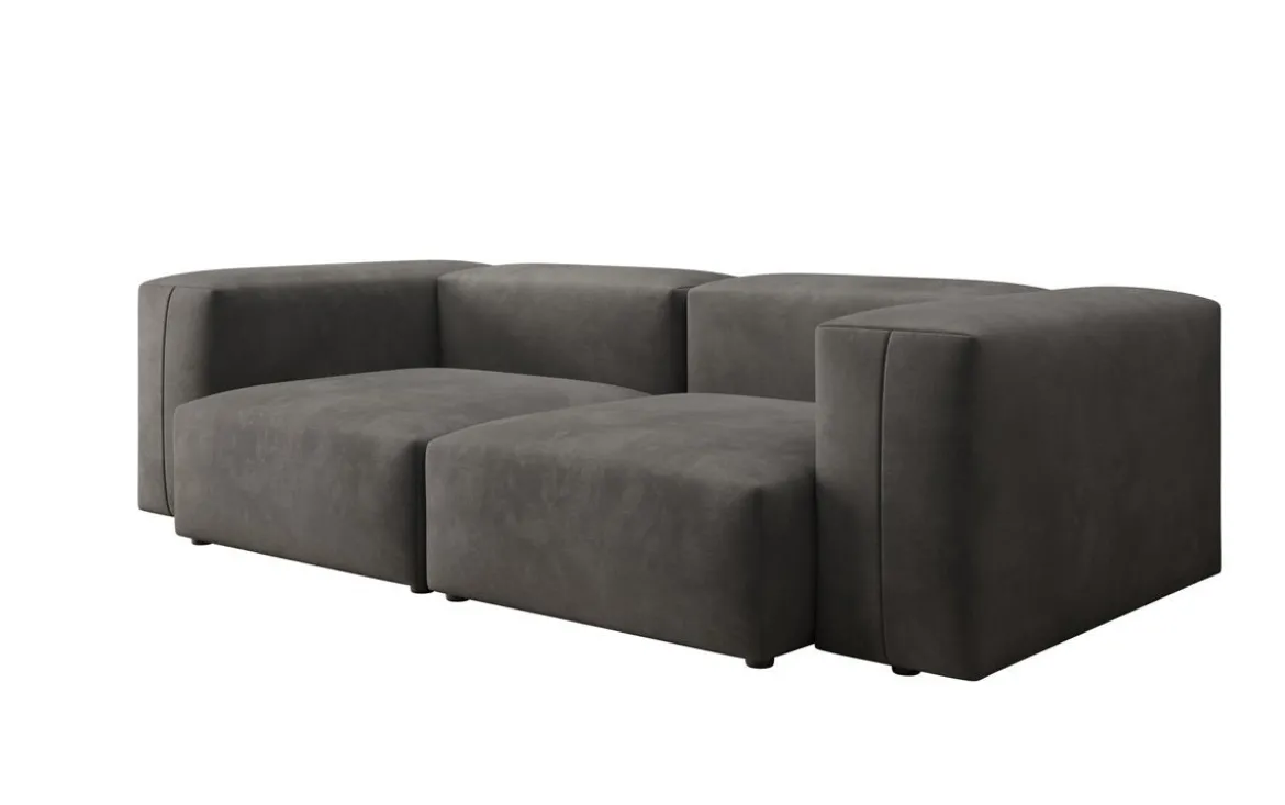 Designer 2 Sitzer Sofa Snug in Samt
