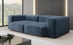 Designer 2 Sitzer Sofa Snug in Samt